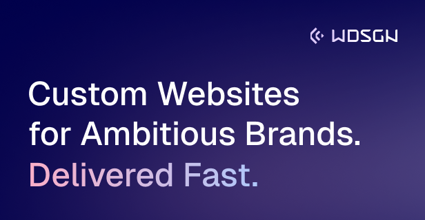 WDSGN.Agency — Web Design & WordPress Development Agency